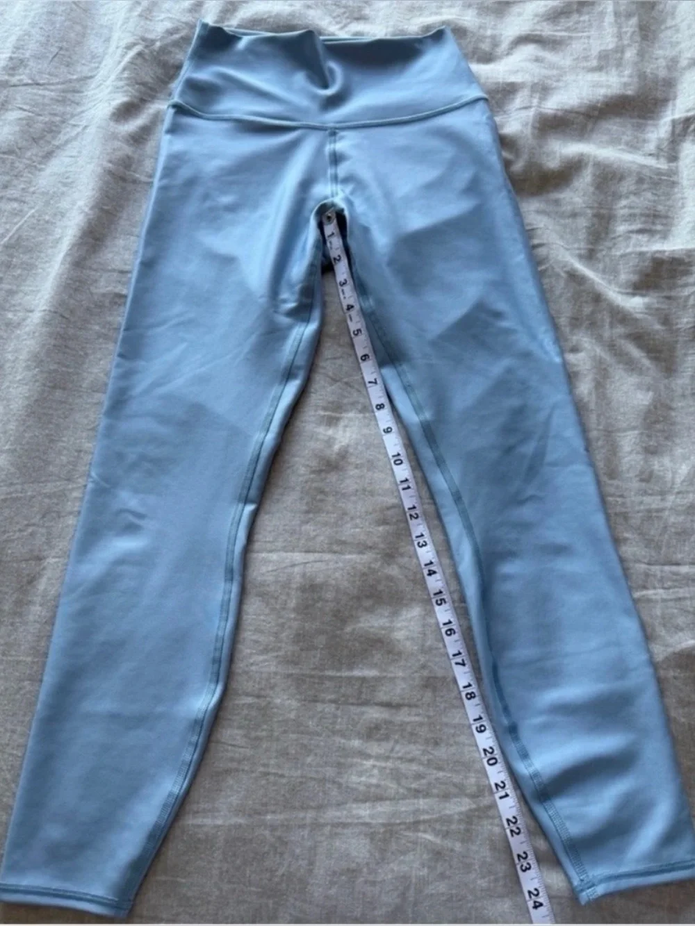 Alo Air Lift Yoga set leggings and top Blue size small